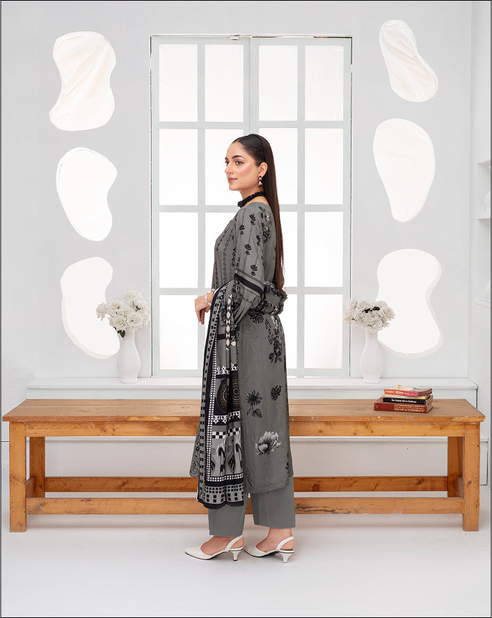 SASSI Viscose EMB Shirt & Dupatta Vol-2454
