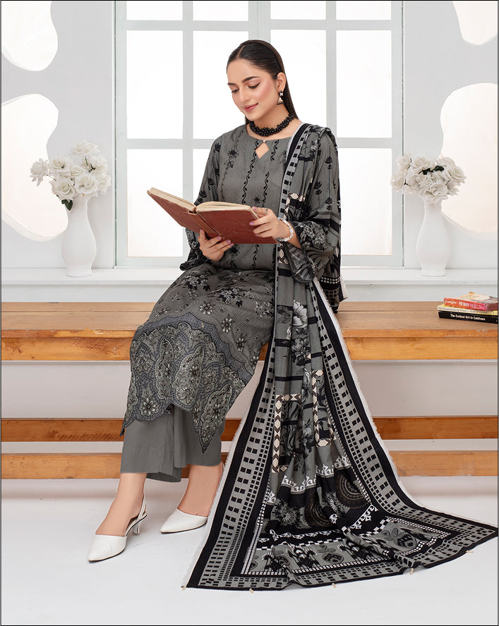 SASSI Viscose EMB Shirt & Dupatta Vol-2454