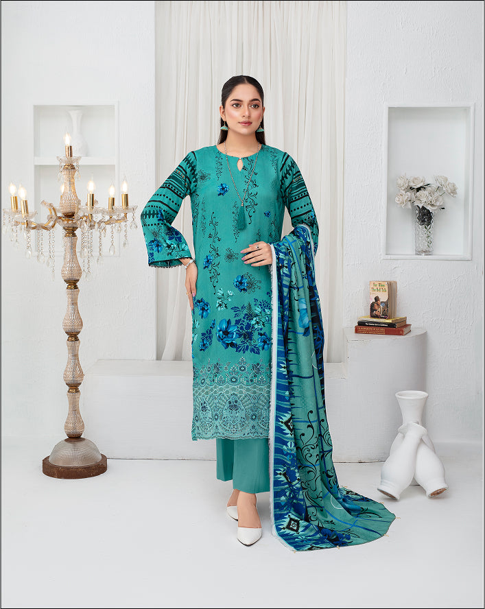 SASSI Viscose EMB Shirt & Dupatta Vol-2454