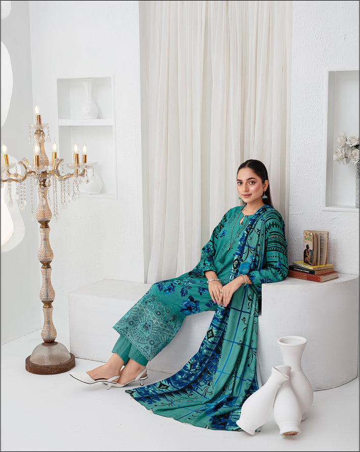 SASSI Viscose EMB Shirt & Dupatta Vol-2454