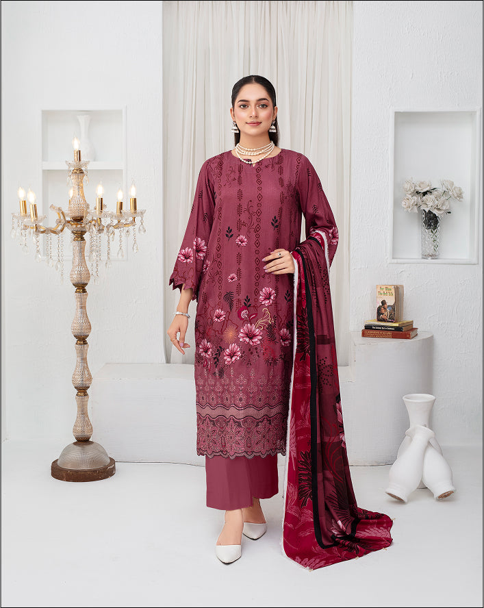 SASSI Viscose EMB Shirt & Dupatta Vol-2454