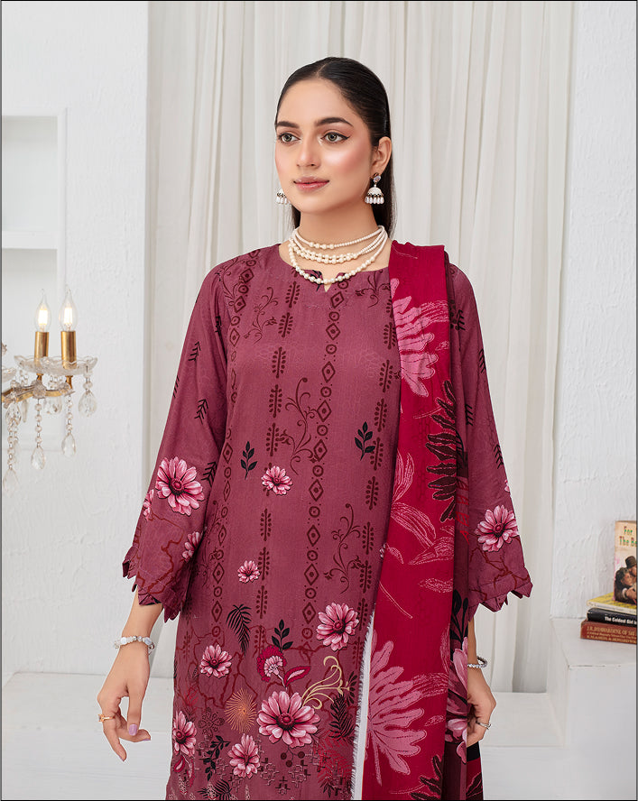 SASSI Viscose EMB Shirt & Dupatta Vol-2454