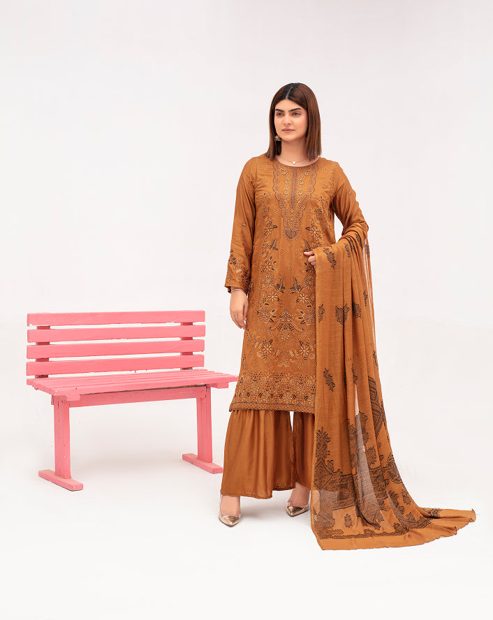 SASSI Viscose EMB Shirt & Dupatta Vol-2415