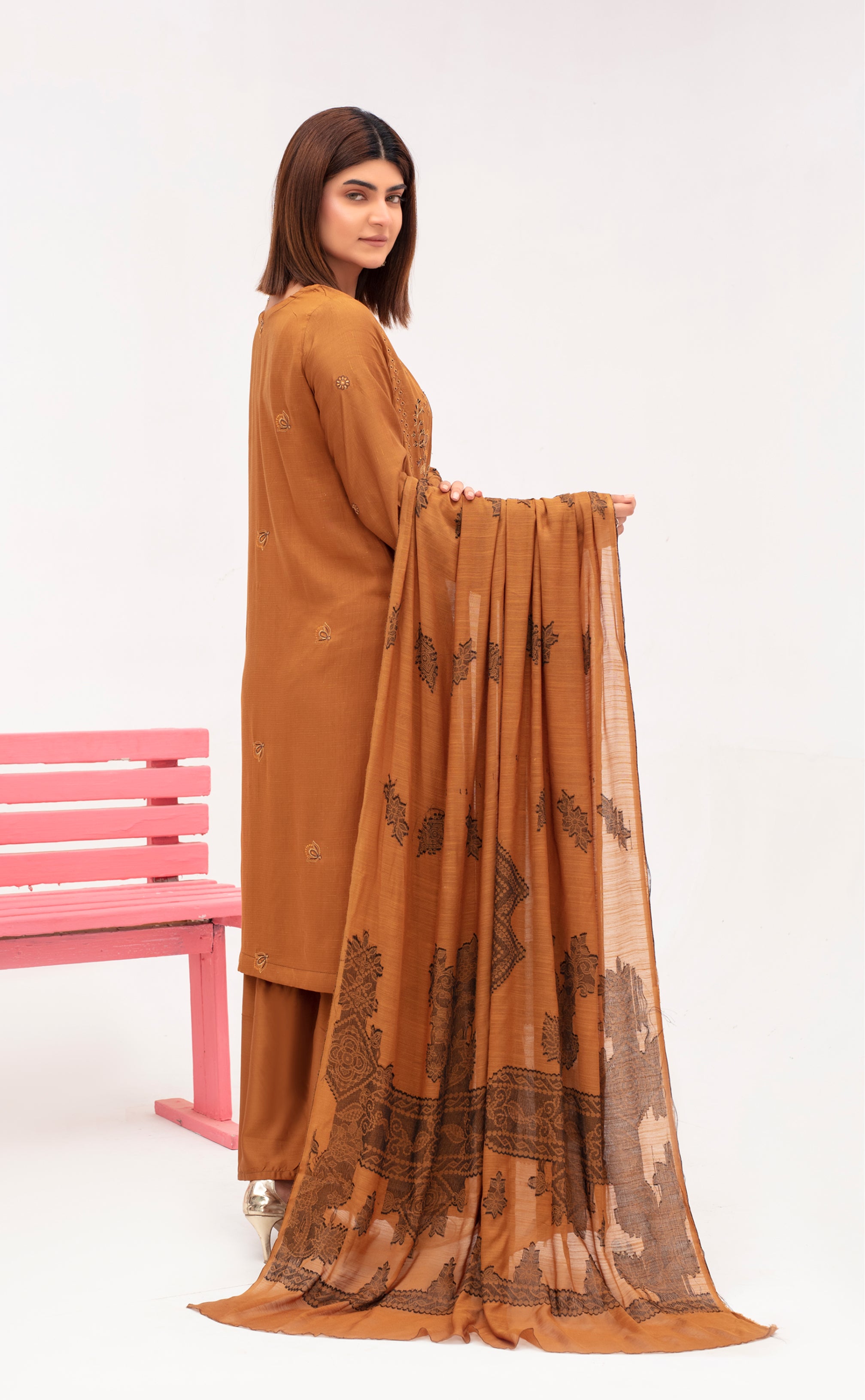 SASSI Viscose EMB Shirt & Dupatta Vol-2415