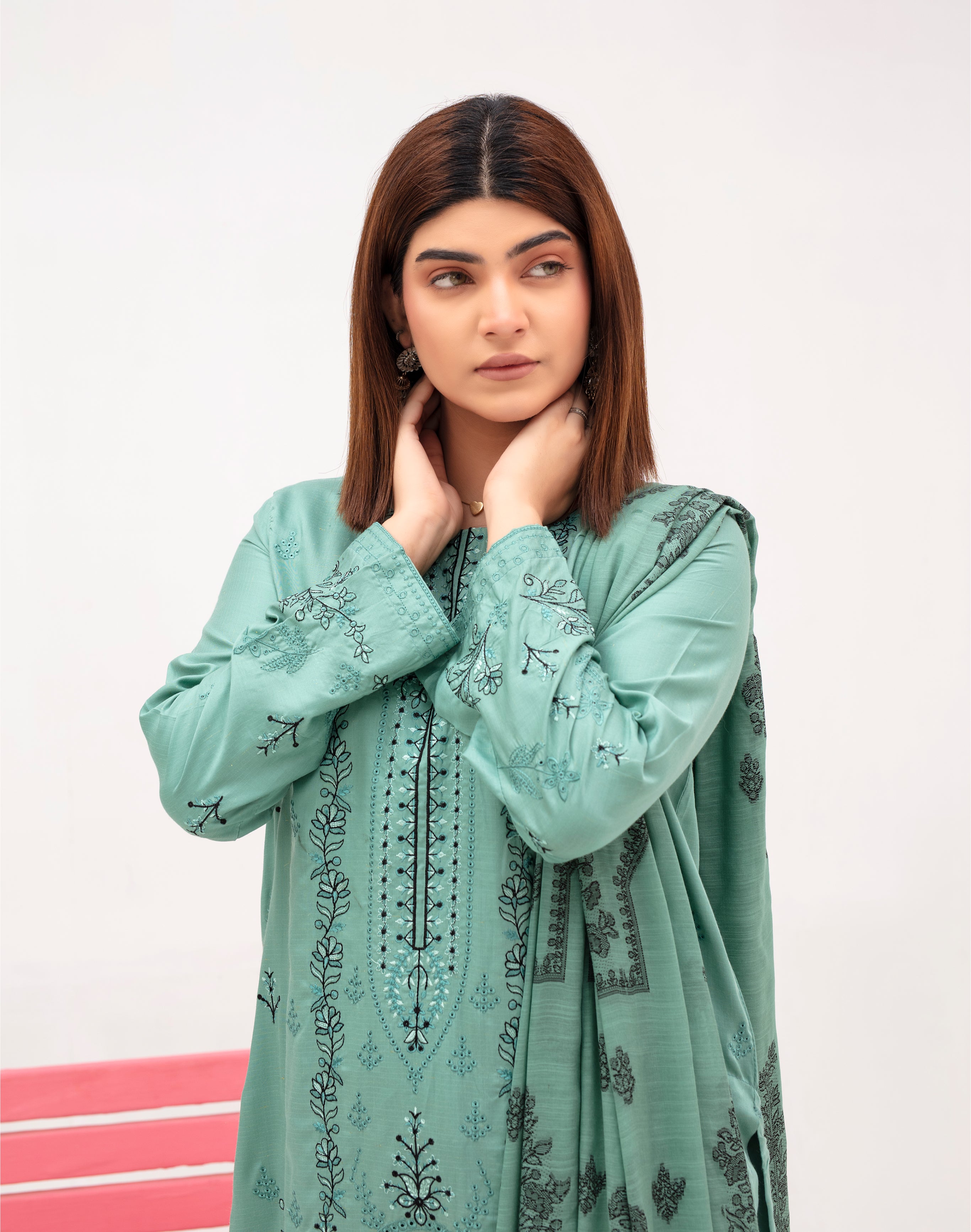 SASSI Viscose EMB Shirt & Dupatta Vol-2415