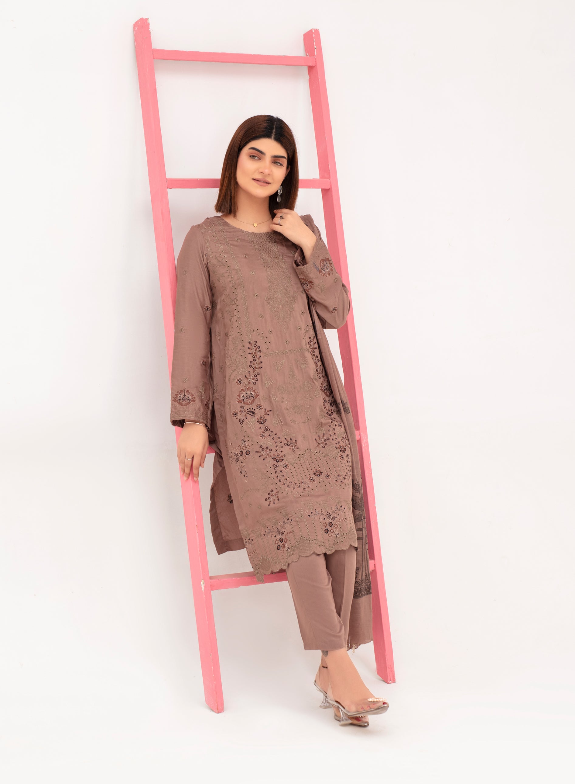 SASSI Viscose EMB Shirt & Dupatta Vol-2415