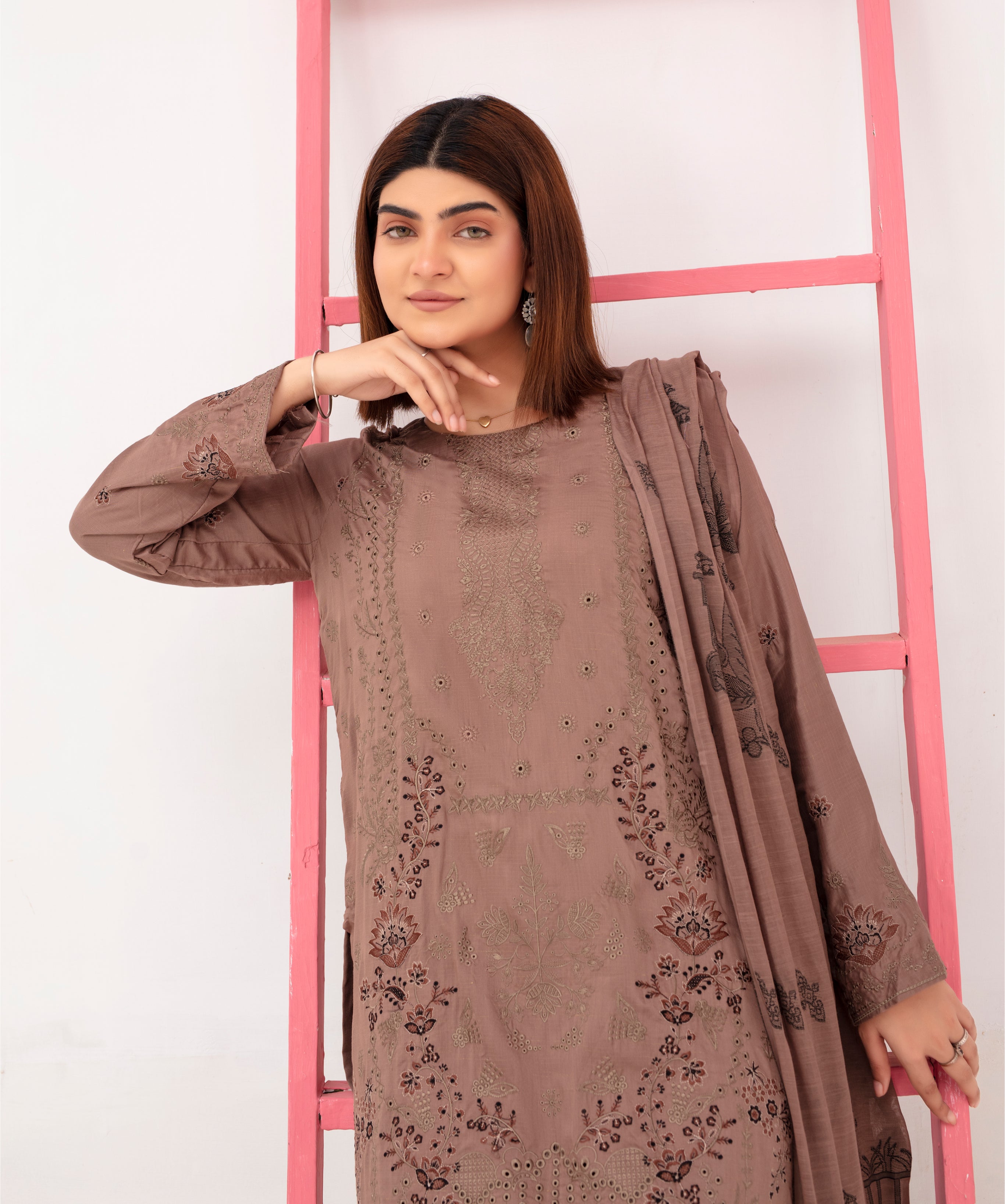 SASSI Viscose EMB Shirt & Dupatta Vol-2415