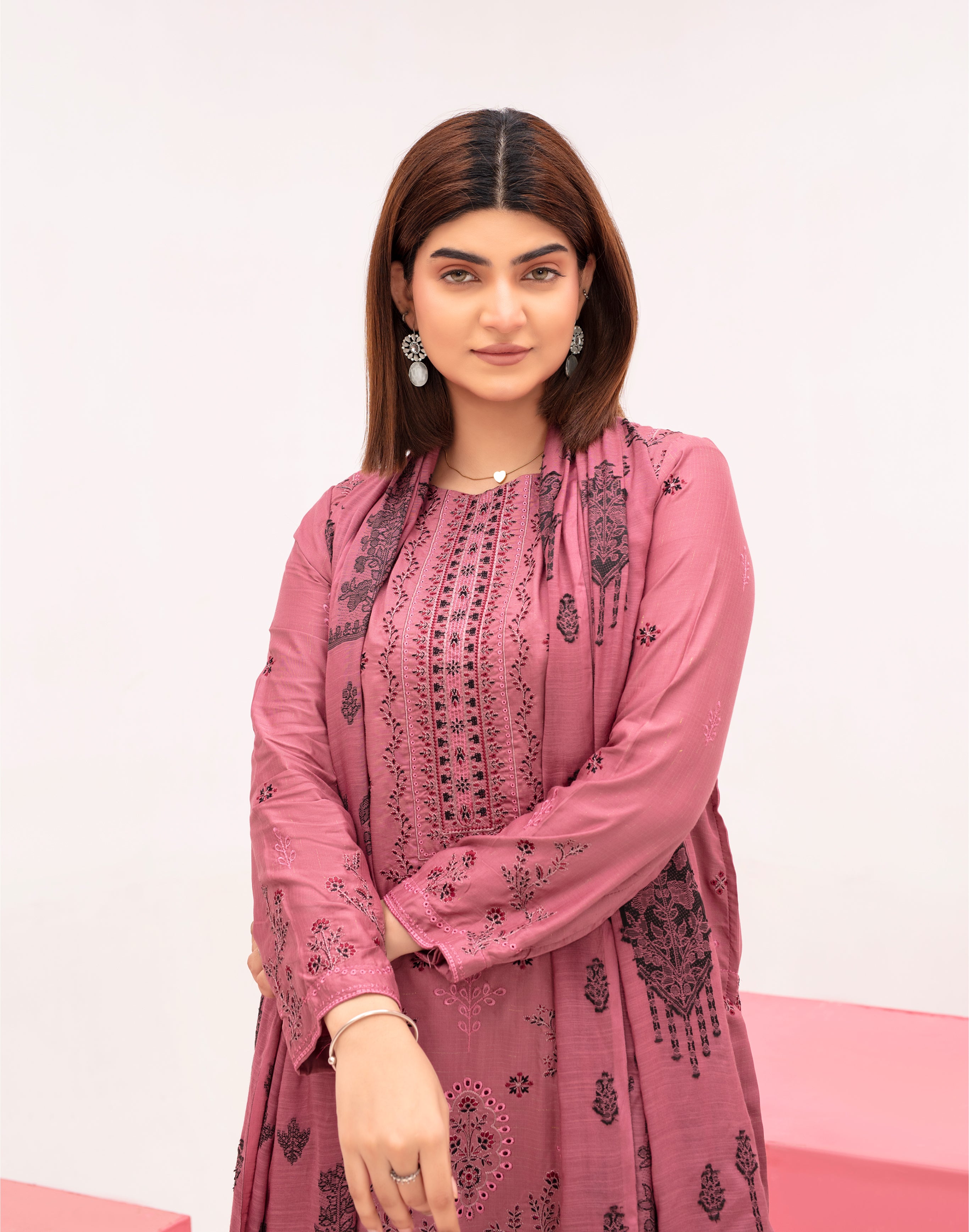 SASSI Viscose EMB Shirt & Dupatta Vol-2415