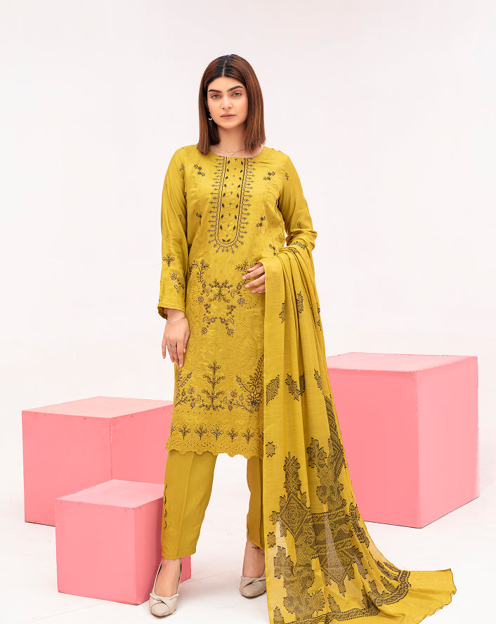 SASSI Viscose EMB Shirt & Dupatta Vol-2415