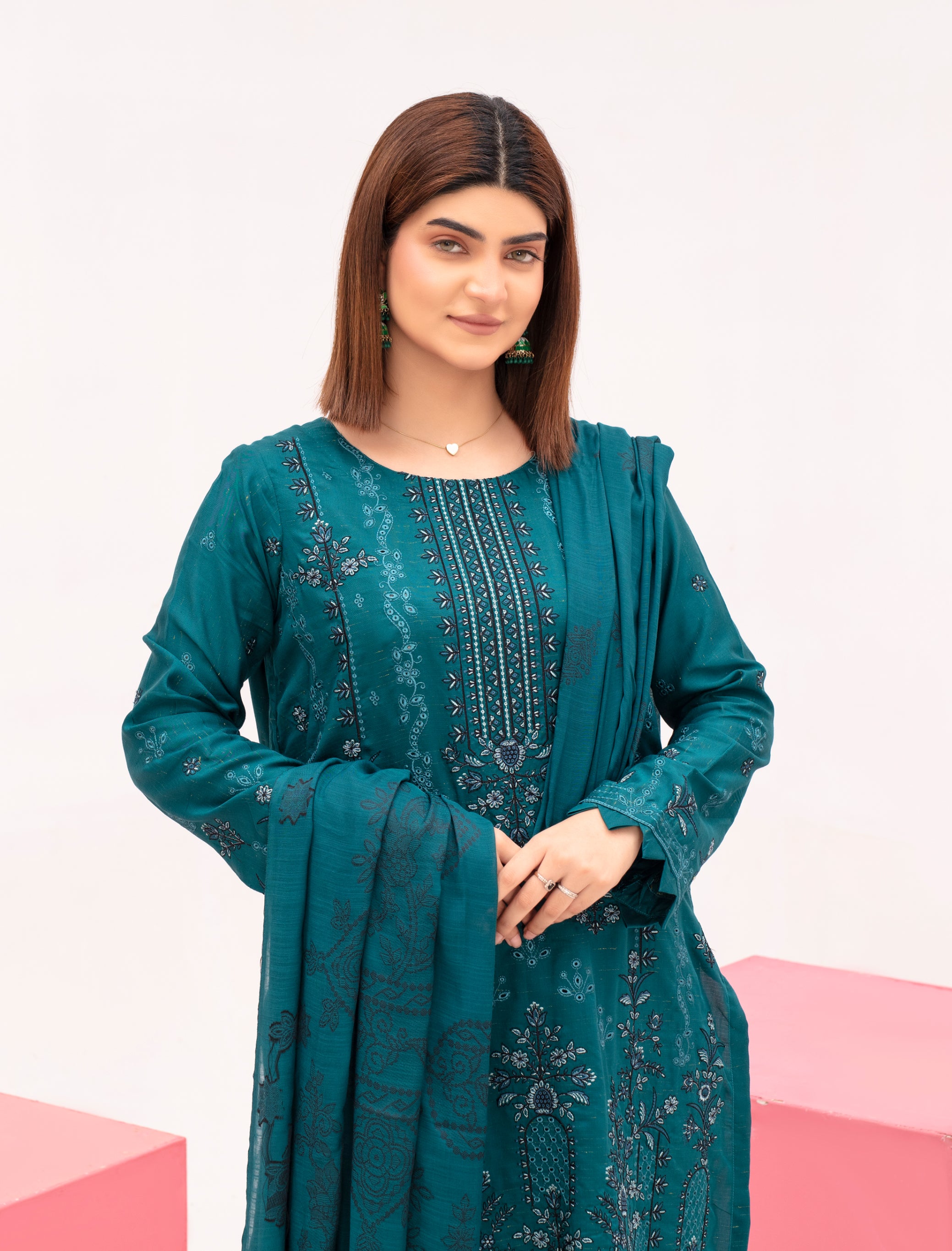 SASSI Viscose EMB Shirt & Dupatta Vol-2415