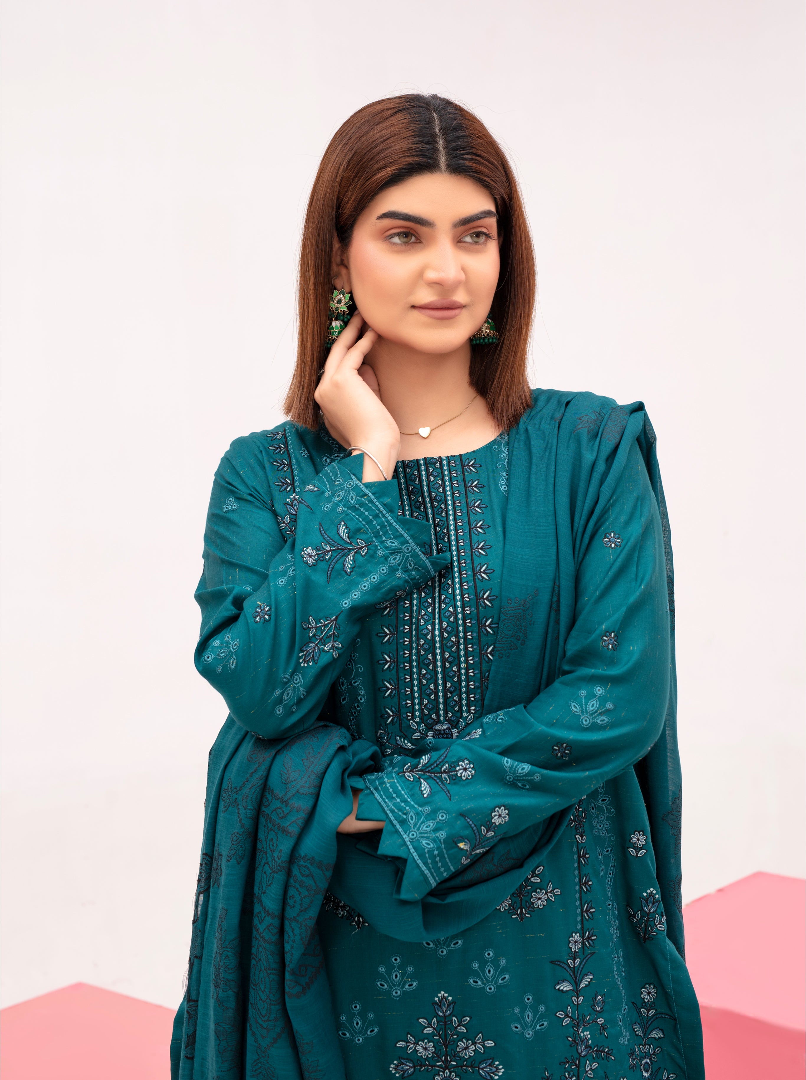 SASSI Viscose EMB Shirt & Dupatta Vol-2415