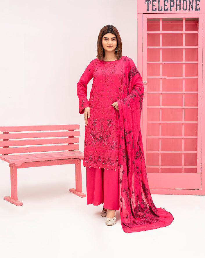 SASSI Viscose EMB Shirt & Dupatta Vol-2415