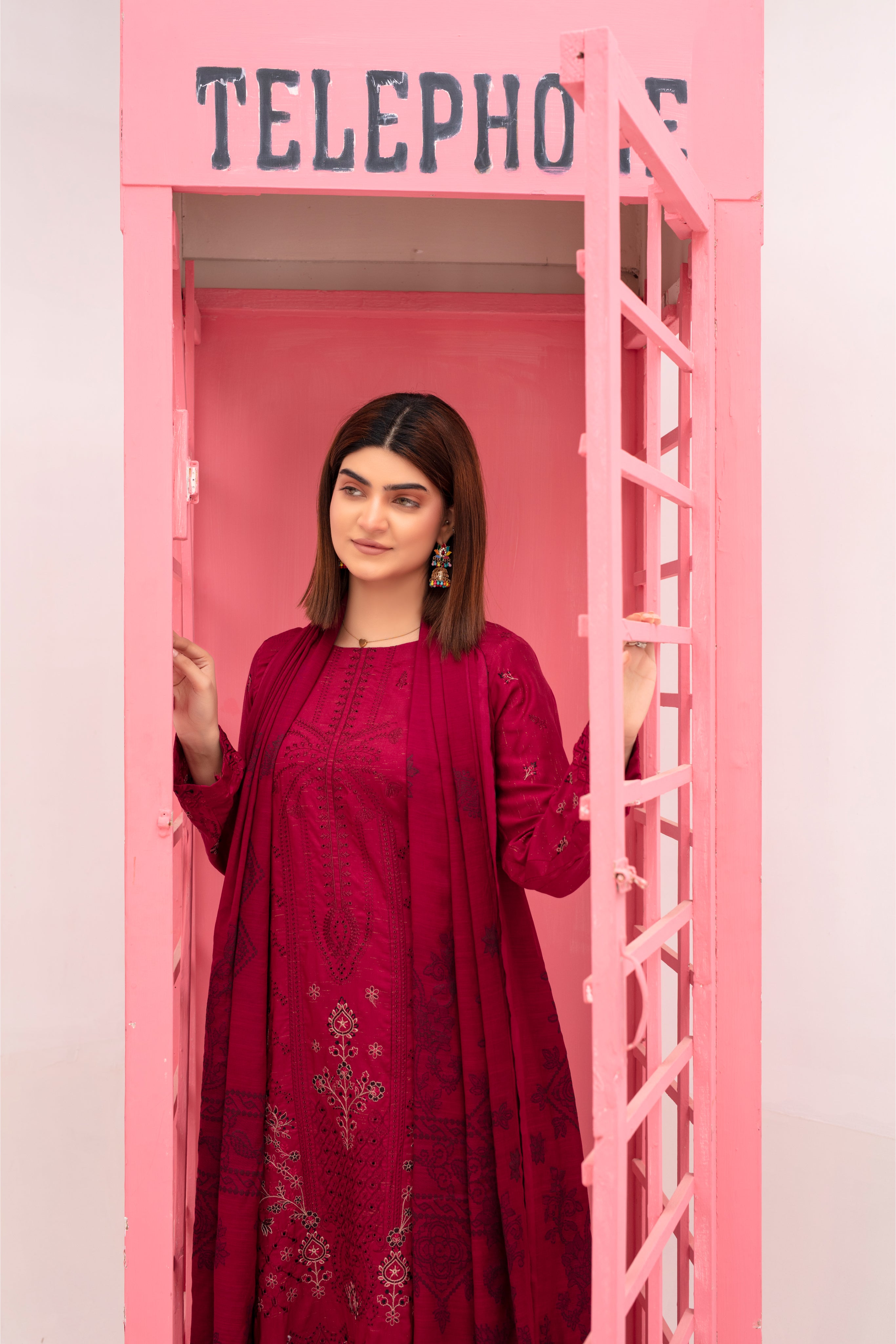 SASSI Viscose EMB Shirt & Dupatta Vol-2415