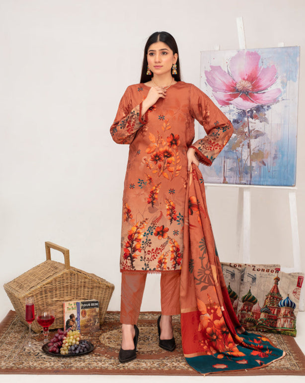SASSI Viscose Print Shirt & Dupatta Vol-2455