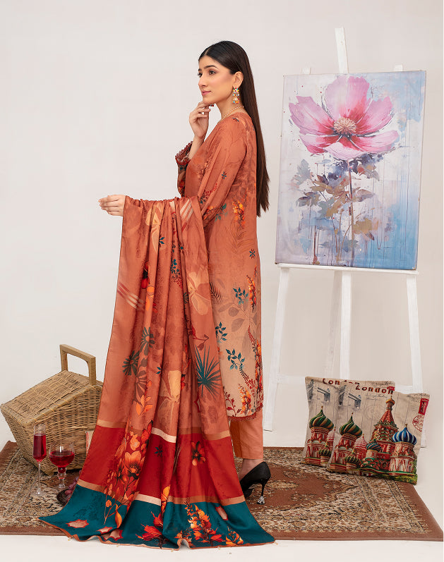 SASSI Viscose Print Shirt & Dupatta Vol-2455