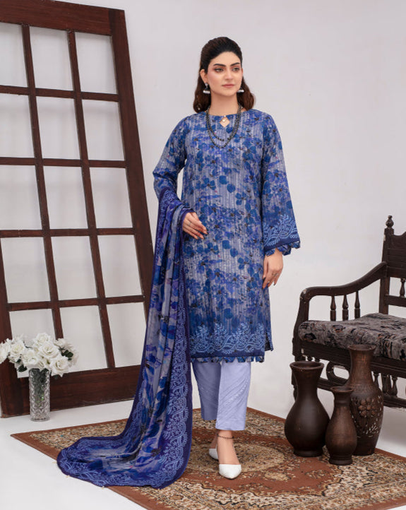 SASSI Viscose Print Shirt & Dupatta Vol-2471
