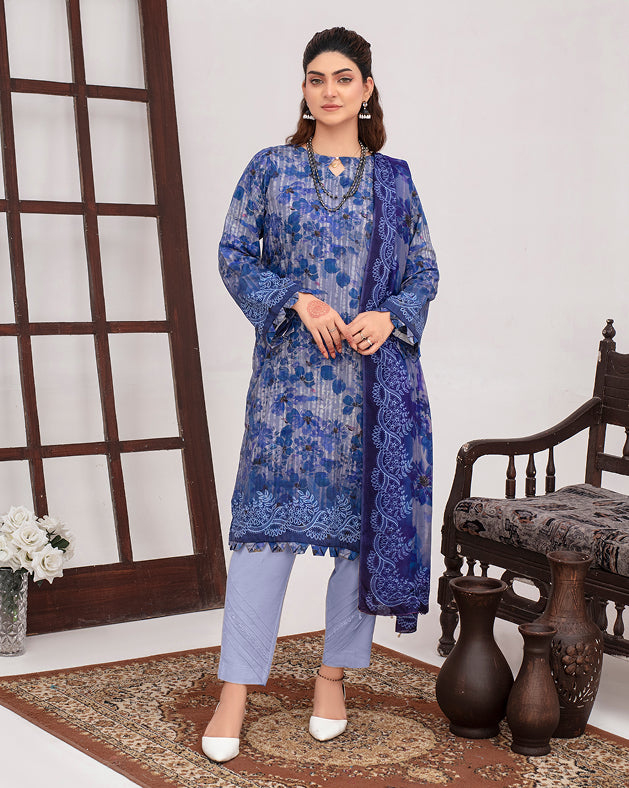 SASSI Viscose Print Shirt & Dupatta Vol-2471