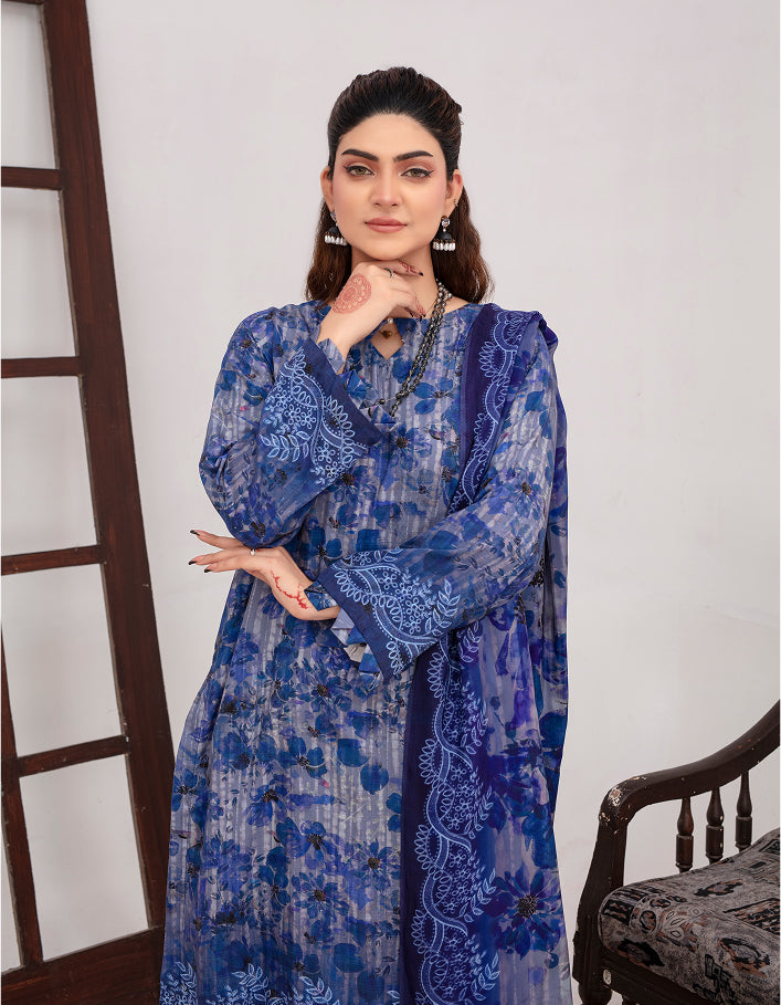 SASSI Viscose Print Shirt & Dupatta Vol-2471