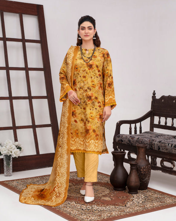 SASSI Viscose Print  Shirt & Dupatta Vol-2471