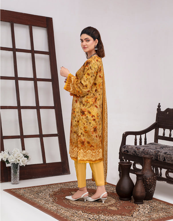 SASSI Viscose Print  Shirt & Dupatta Vol-2471