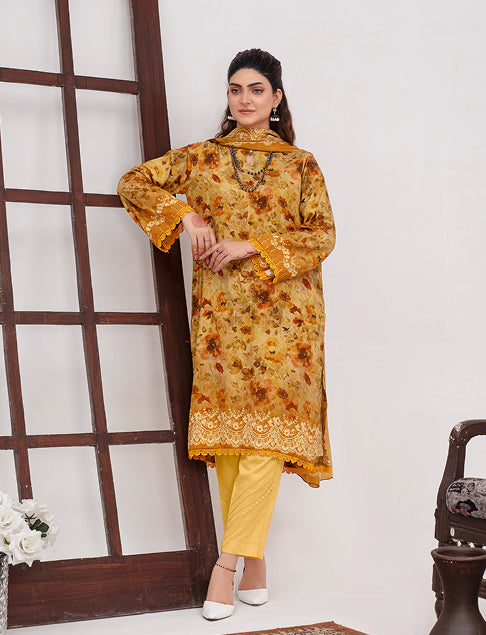 SASSI Viscose Print  Shirt & Dupatta Vol-2471