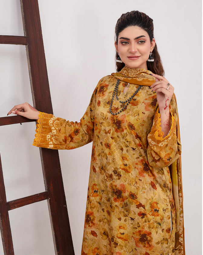 SASSI Viscose Print  Shirt & Dupatta Vol-2471