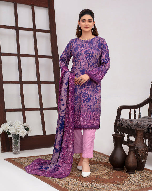 SASSI Viscose Print  Shirt & Dupatta Vol-2471
