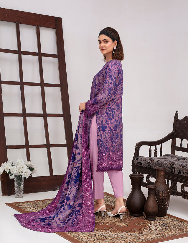 SASSI Viscose Print  Shirt & Dupatta Vol-2471
