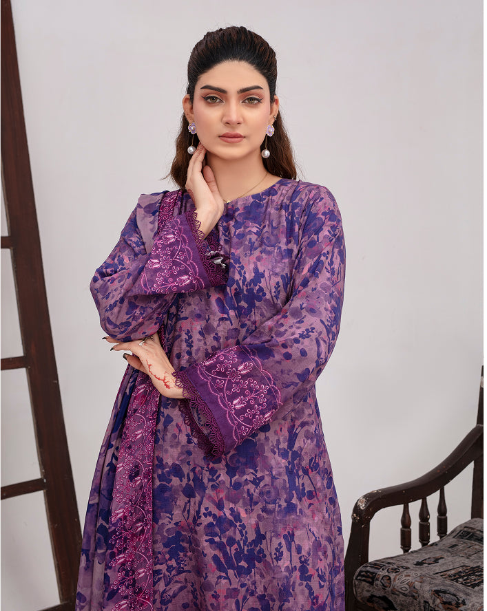 SASSI Viscose Print  Shirt & Dupatta Vol-2471