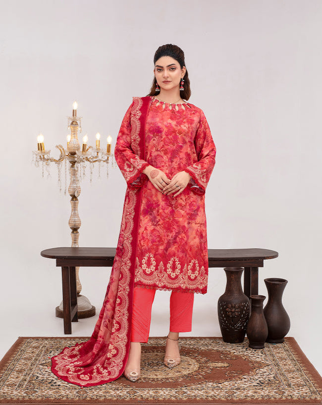 SASSI Viscose Print Shirt & Dupatta Vol-2471