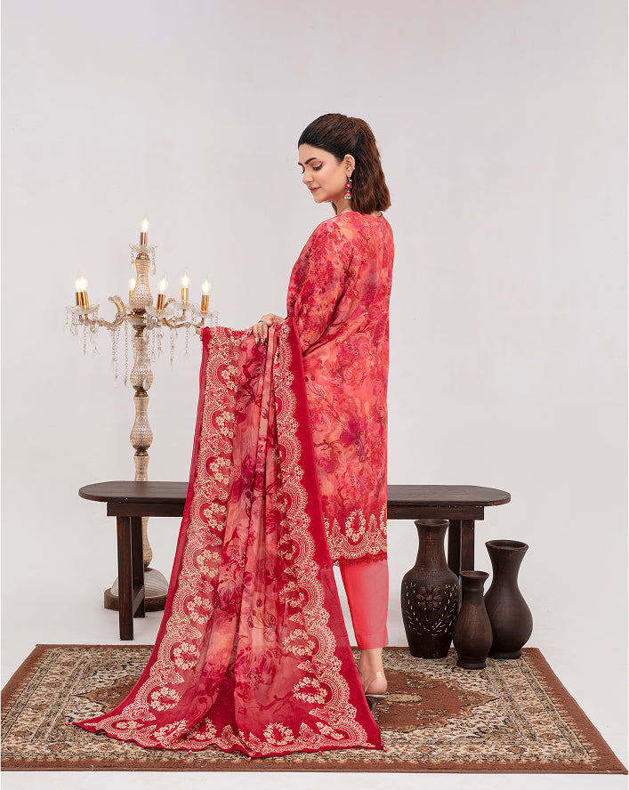SASSI Viscose Print Shirt & Dupatta Vol-2471