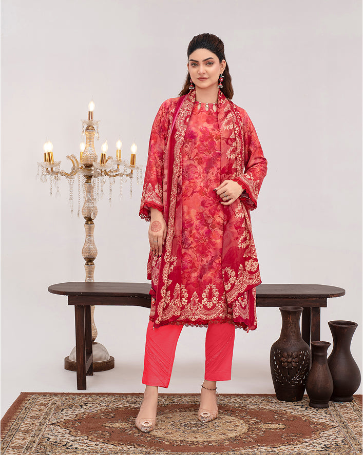 SASSI Viscose Print Shirt & Dupatta Vol-2471