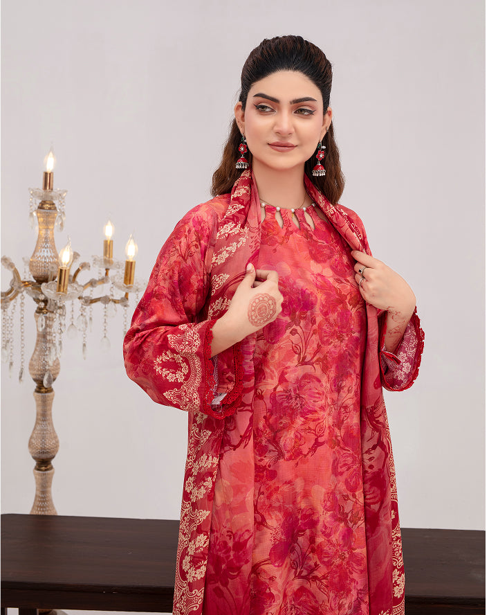 SASSI Viscose Print Shirt & Dupatta Vol-2471