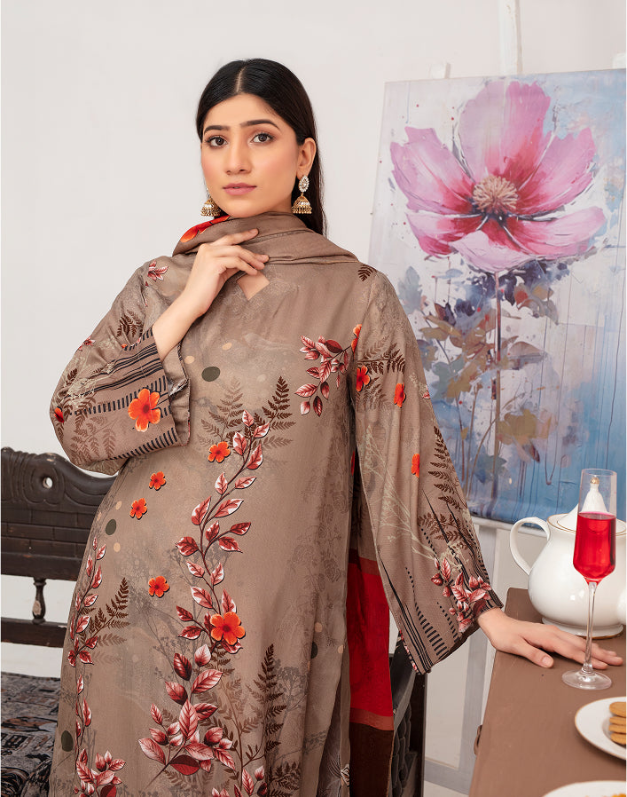 SASSI Viscose Print Shirt & Dupatta Vol-2455