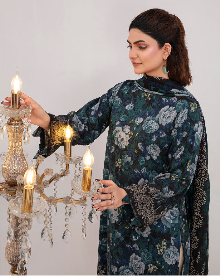 SASSI Viscose Print Shirt & Dupatta Vol-2471