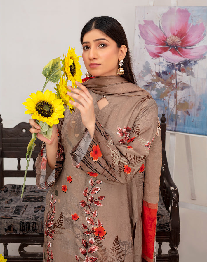 SASSI Viscose Print Shirt & Dupatta Vol-2455