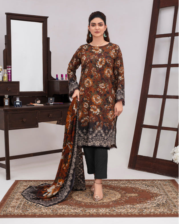 SASSI Viscose Print Shirt & Dupatta Vol-2471
