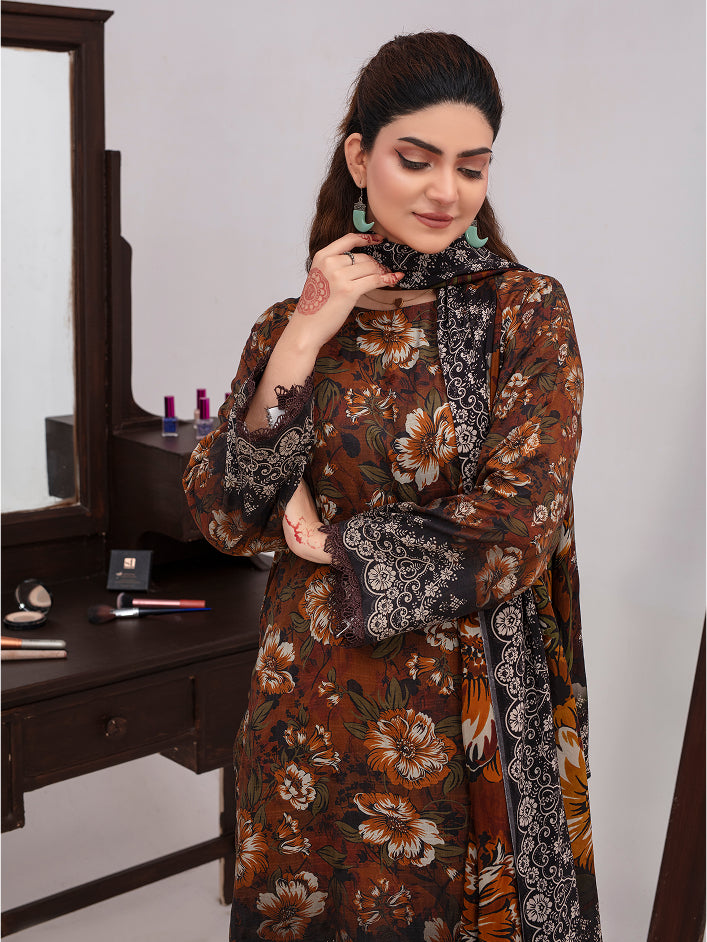 SASSI Viscose Print Shirt & Dupatta Vol-2471