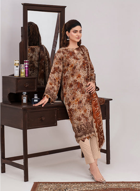 SASSI Viscose Print Shirt & Dupatta Vol-2471