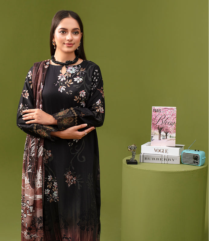 SASSI Viscose EMB Shirt & Dupatta Vol-2477