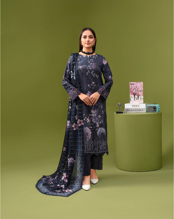SASSI Viscose EMB Shirt & Dupatta Vol-2477
