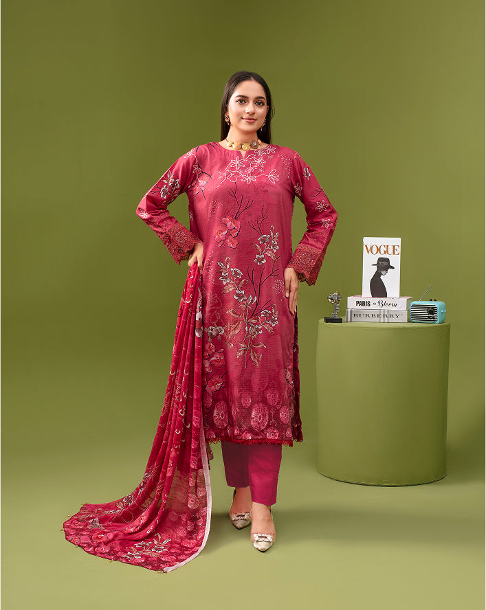SASSI Viscose EMB Shirt & Dupatta Vol-2477
