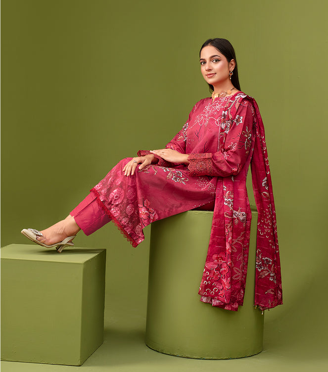 SASSI Viscose EMB Shirt & Dupatta Vol-2477
