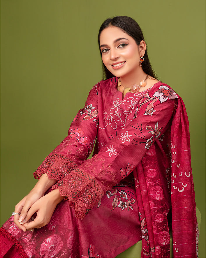 SASSI Viscose EMB Shirt & Dupatta Vol-2477