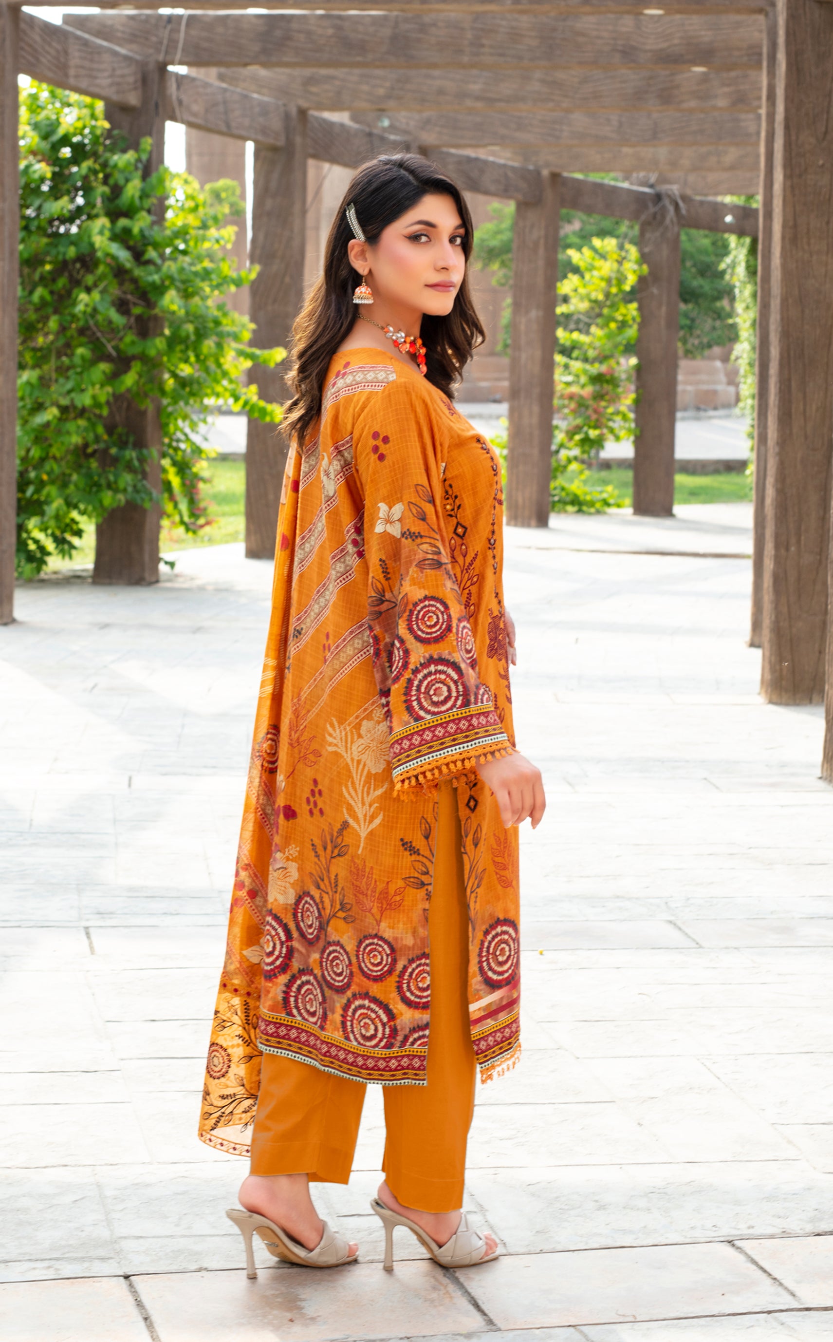 SASSI Viscose EMB Shirt & Dupatta Vol-2457
