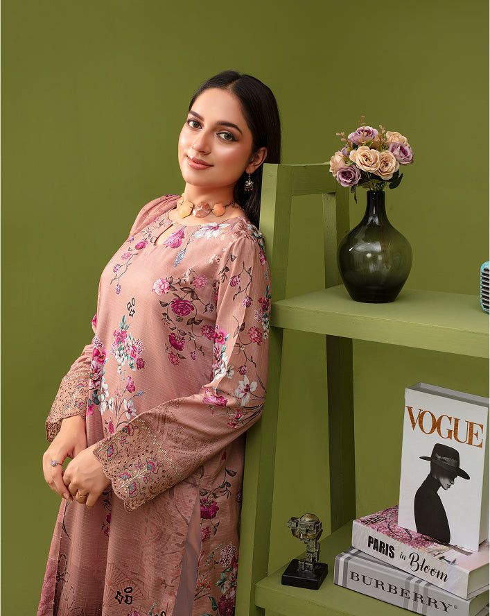 SASSI Viscose EMB Shirt & Dupatta Vol-2477