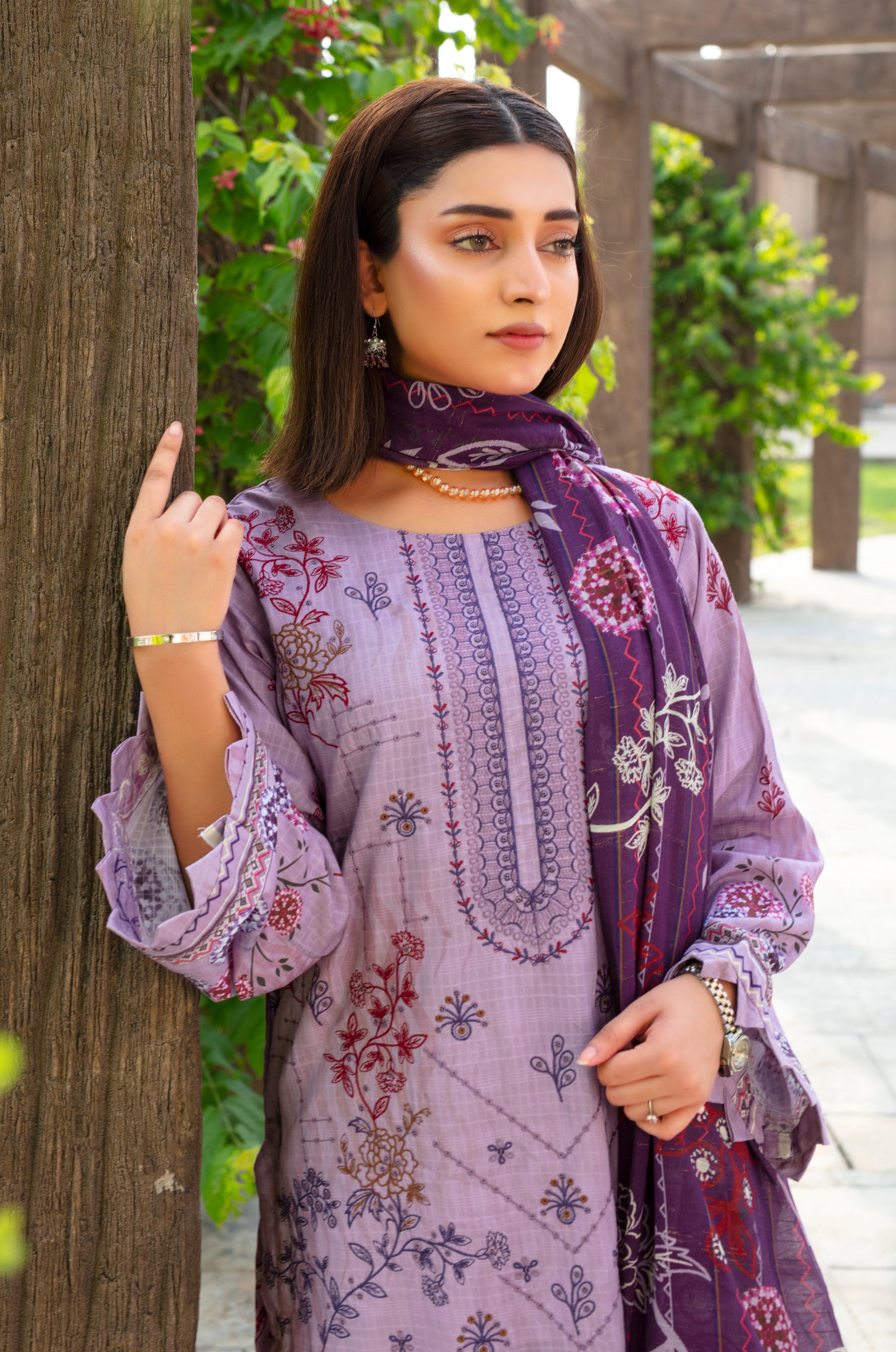 SASSI Viscose EMB Shirt & Dupatta Vol-2457
