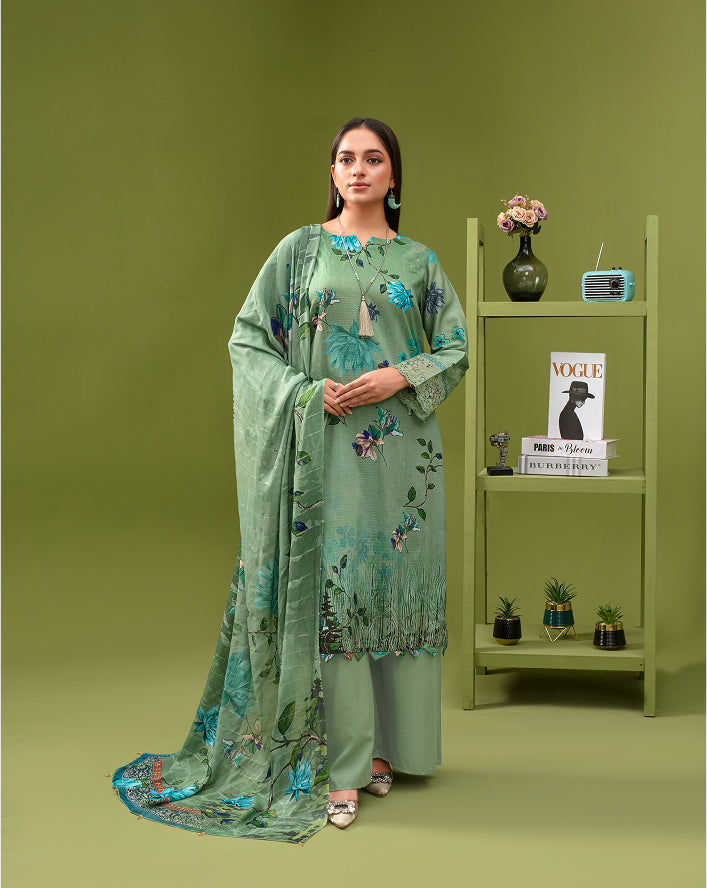 SASSI Viscose EMB Shirt & Dupatta Vol-2477