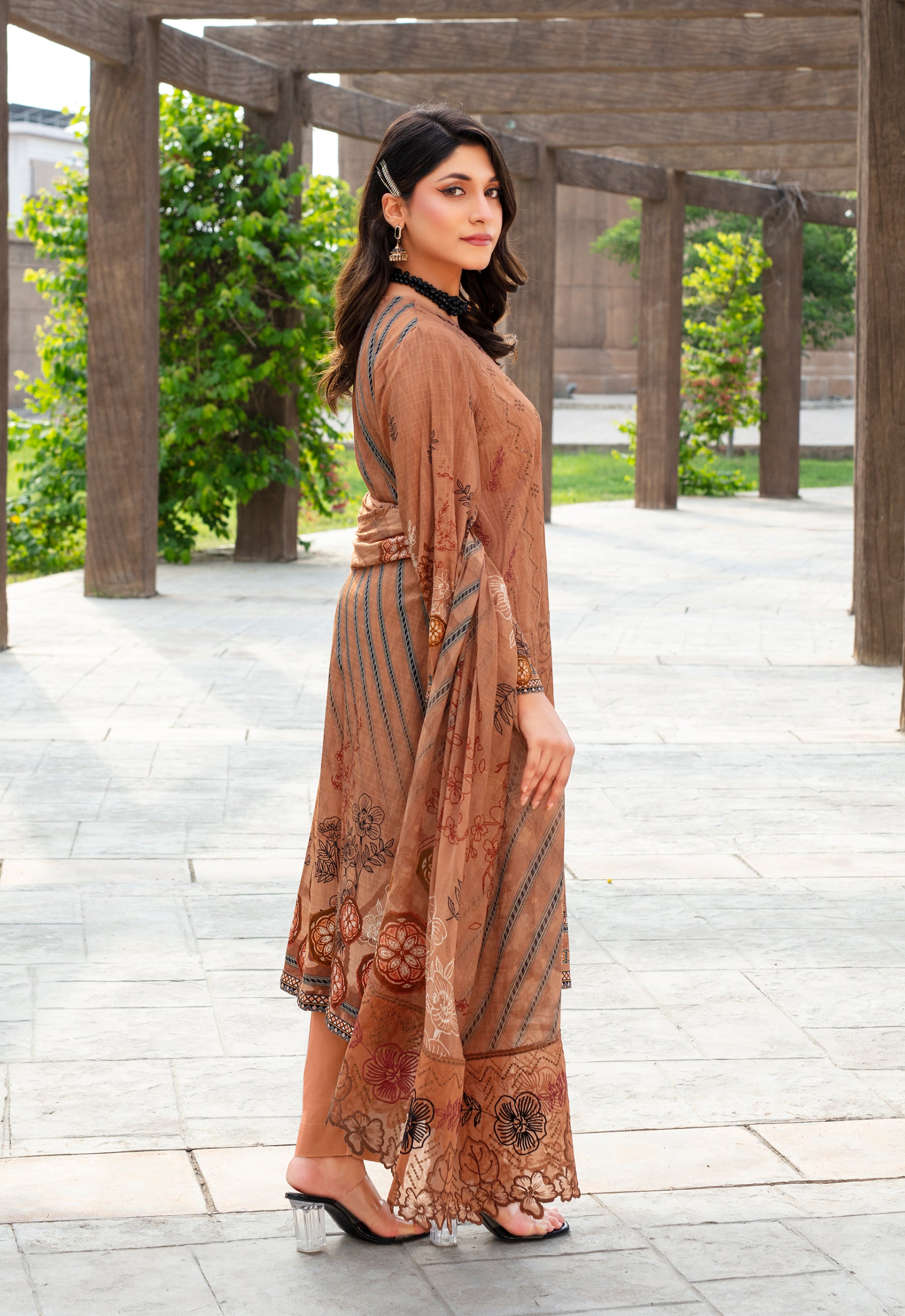 SASSI Viscose EMB Shirt & Dupatta Vol-2457