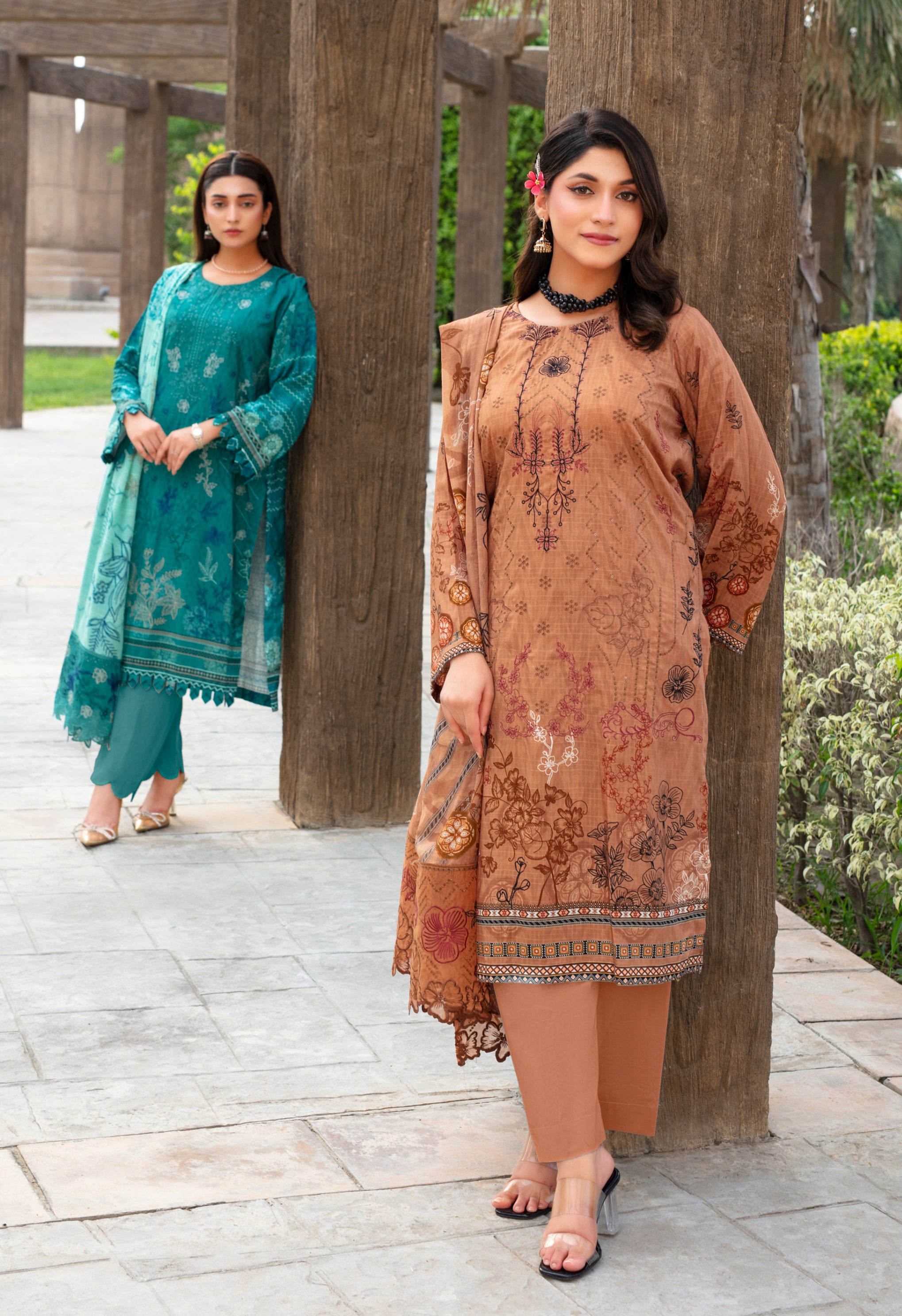 SASSI Viscose EMB Shirt & Dupatta Vol-2457